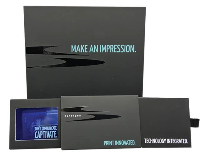 Video Brochure - Slider and box
