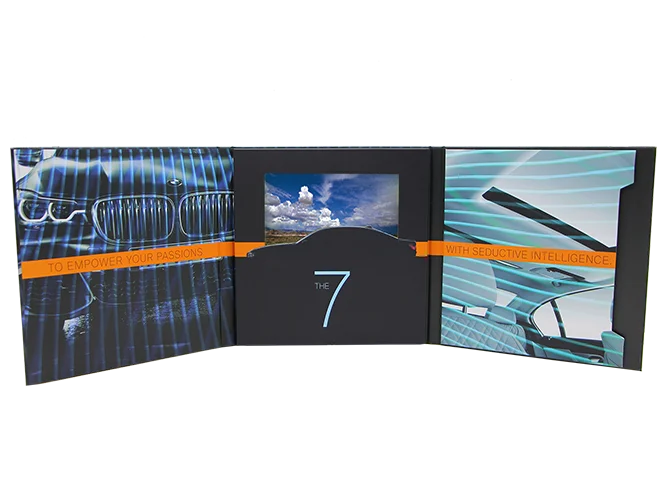 Video Brochure - HC Tri-Fold with Die Cut