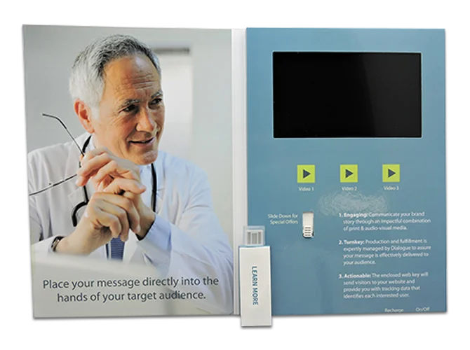 Video Brochure - VB with Pop-out Web Key